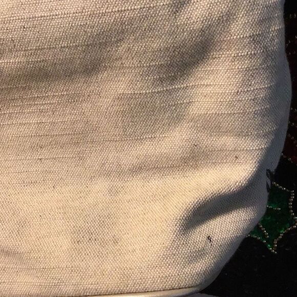 Purse Stitched, elephant embroidery by Marlow, light, staining shown, should cle - Picture 6 of 10